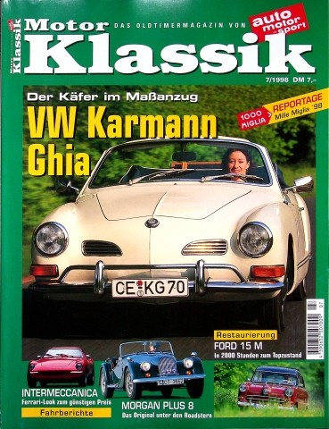 Deckblatt Motor Klassik (07/1998)